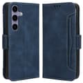 Pikkukuva 1 / 7: SKALO Samsung S24 FE 6-lokeroa Lompakkokotelo - Sininen