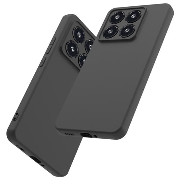 SKALO Xiaomi 14T Mattsvart Ultratunn TPU-Skal