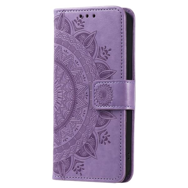 SKALO Xiaomi Redmi 14C Mandala Flip Cover - Lilla