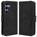 Pikkukuva 1 / 7: SKALO Samsung S24 FE 6-lokeroa Lompakkokotelo - Musta