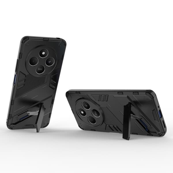 SKALO Xiaomi Redmi 14C Armor Hybrid Skal - Svart
