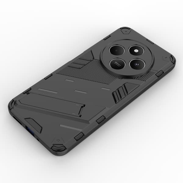 SKALO Xiaomi Redmi 14C Armor Hybrid Skal - Svart