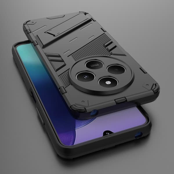 SKALO Xiaomi Redmi 14C Armor Hybrid Skal - Svart