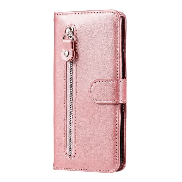 SKALO Xiaomi Redmi 14C Classic Lompakkokotelo vetoketjullinen lokero - Pinkki