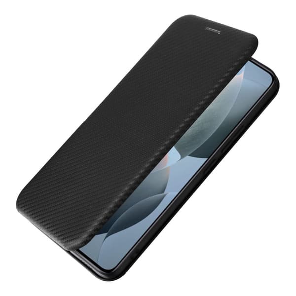 SKALO Xiaomi 14T Carbon Fiber Plånboksfodral - Svart