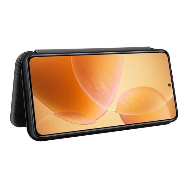SKALO Xiaomi 14T Pro Carbon Fiber Pungetui - Sort