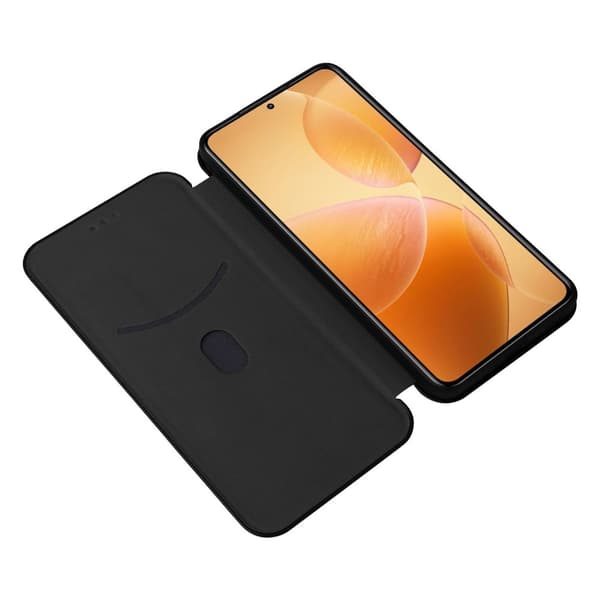 SKALO Xiaomi 14T Pro Carbon Fiber Pungetui - Sort