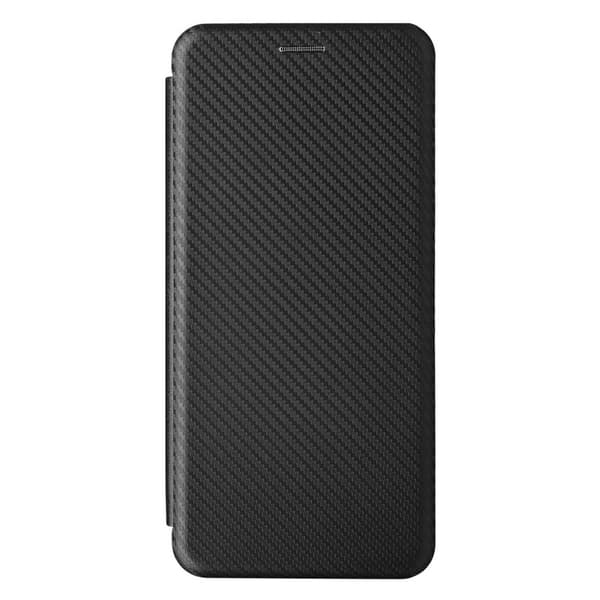 SKALO Motorola Moto G35 5G Carbon Fiber Pungetui - Sort