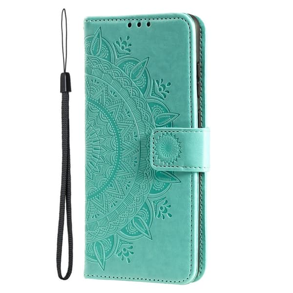 SKALO Xiaomi 14T Pro Mandala lompakkokotelo - Turkoosi