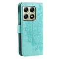 Pikkukuva 8 / 8: SKALO Xiaomi 14T Pro Mandala lompakkokotelo - Turkoosi