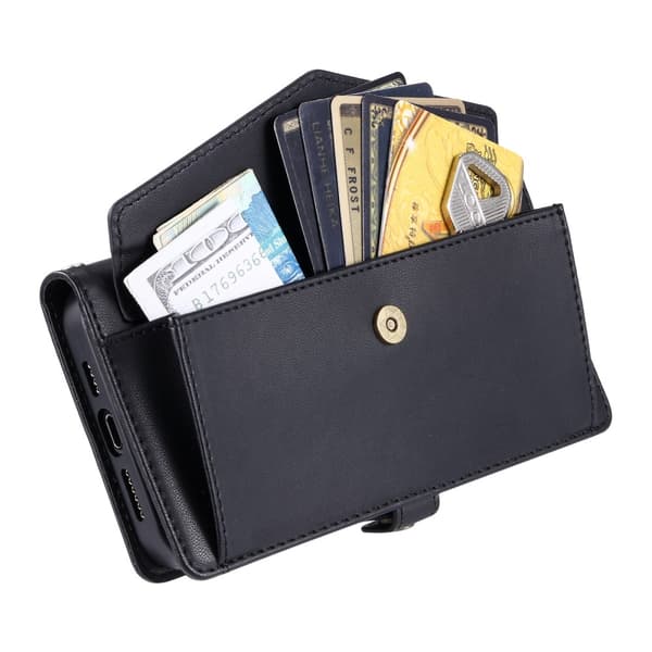 SKALO Motorola Moto G35 5G PU-Læder Envelope Flip Cover - Sort