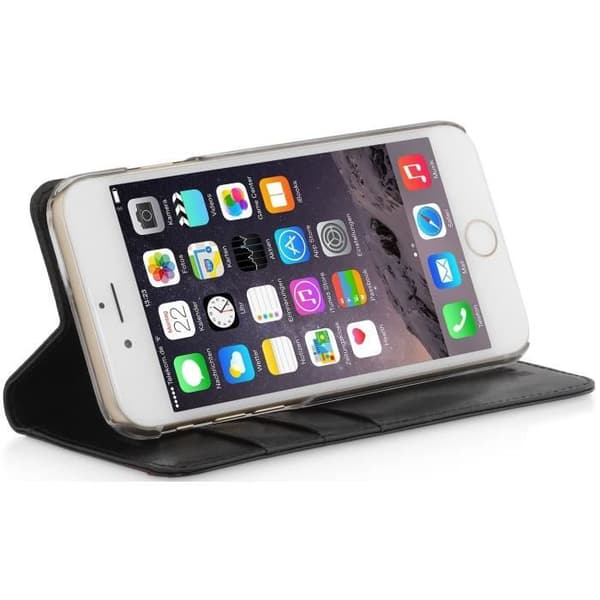 iPhone 6 Plus fodral, StilGut® "Talis" med stativ
