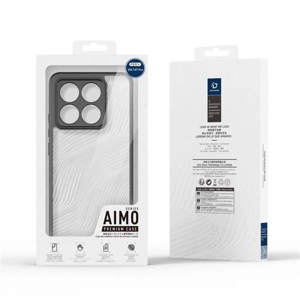 Fodral till Xiaomi 14T - DUX DUCIS - Aimo-serien - Borealmönster - Stötsäker - Svart