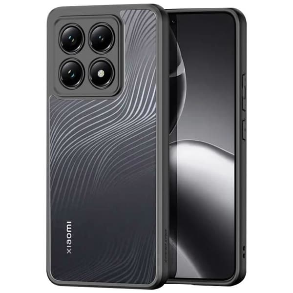 Fodral till Xiaomi 14T - DUX DUCIS - Aimo-serien - Borealmönster - Stötsäker - Svart