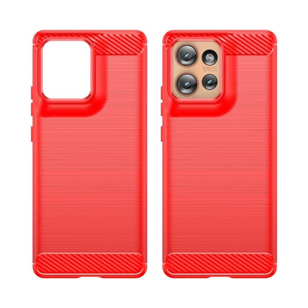 SKALO Motorola Edge 50 5G Armor Carbon Stødsikker TPU-cover