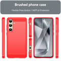 Miniatyrbillede 8 af 9: SKALO Samsung S24 FE Armor Carbon Stødsikker TPU-cover