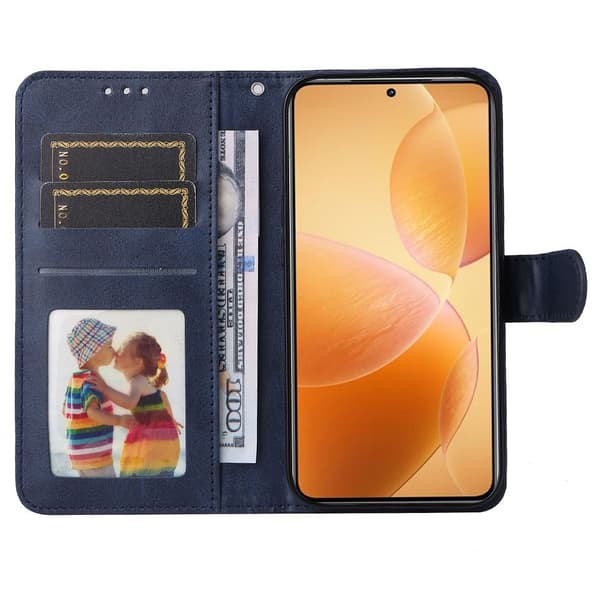 SKALO Xiaomi 14T Pro PU-Läder Plånboksfodral