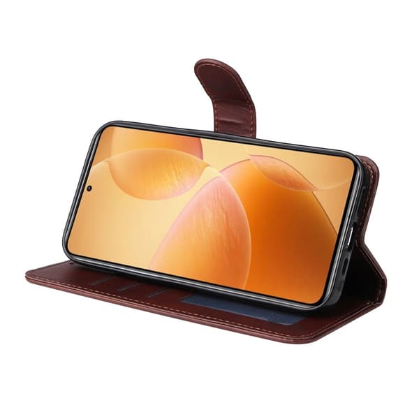 SKALO Xiaomi 14T Pro PU-Läder Plånboksfodral