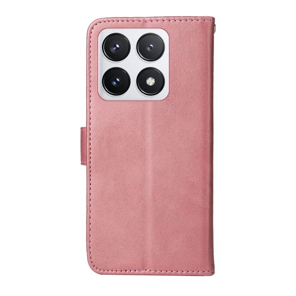 SKALO Xiaomi 14T Pro PU-Läder Plånboksfodral