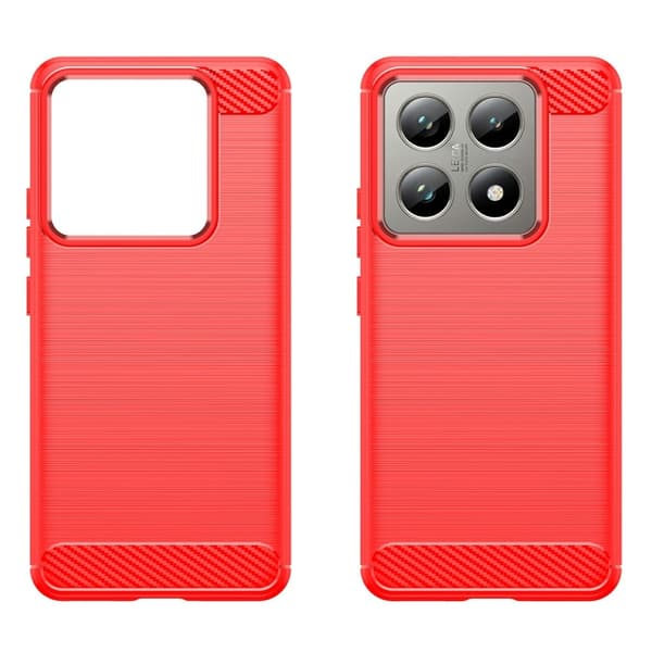 SKALO Xiaomi 14T Armor Carbon Stöttåligt TPU-skal