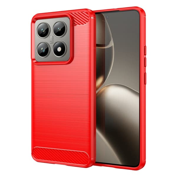 SKALO Xiaomi 14T Armor Carbon Stöttåligt TPU-skal