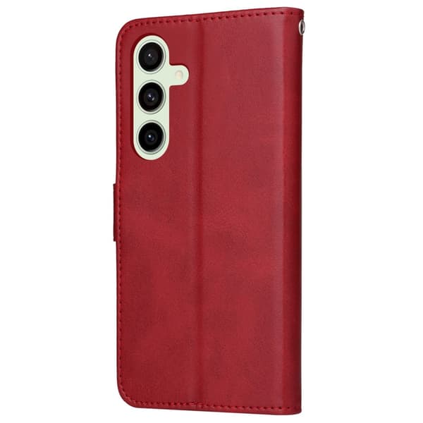 SKALO Samsung S24 FE PU-Läder Plånboksfodral