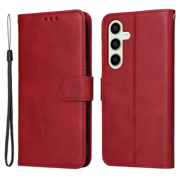 SKALO Samsung S24 FE PU-Läder Plånboksfodral