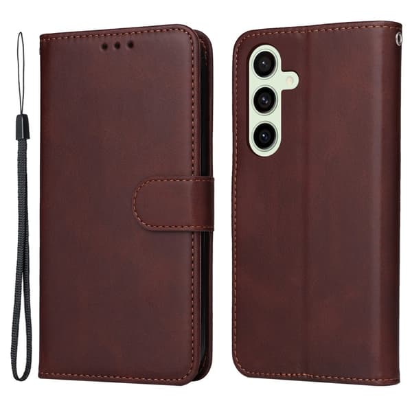 SKALO Samsung S24 FE PU-Läder Plånboksfodral