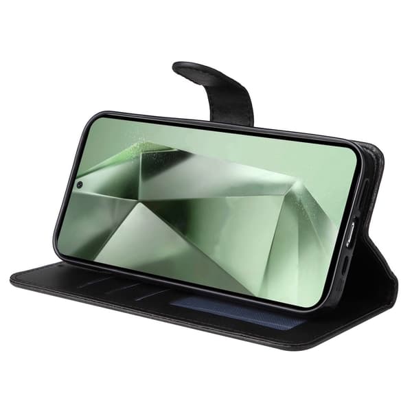 SKALO Samsung S24 FE PU-Läder Plånboksfodral