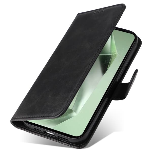 SKALO Samsung S24 FE PU-Läder Plånboksfodral