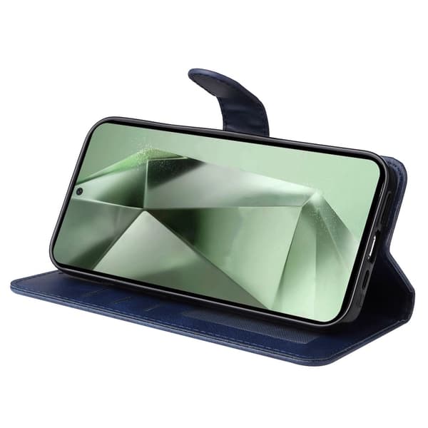 SKALO Samsung S24 FE PU-Läder Plånboksfodral