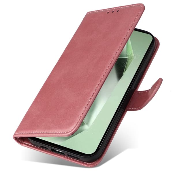 SKALO Samsung S24 FE PU-Läder Plånboksfodral