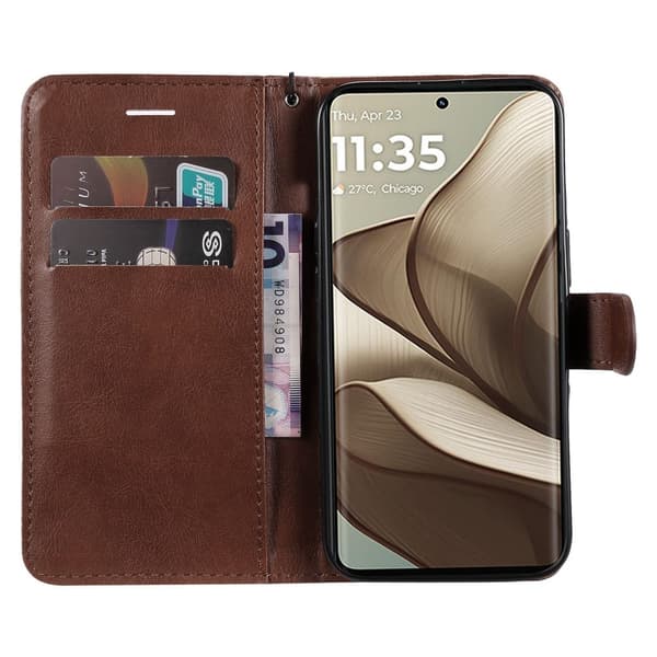 SKALO Motorola Edge 50 5G PU-Läder Plånboksfodral