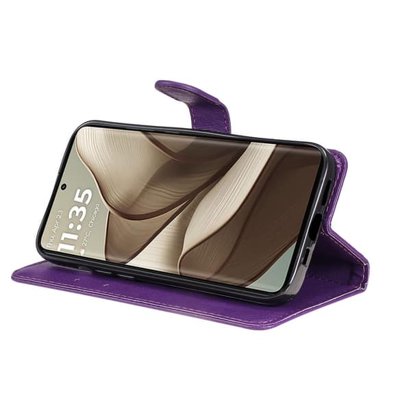 SKALO Motorola Edge 50 5G PU-Läder Plånboksfodral