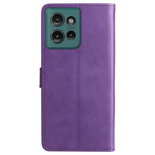 SKALO Motorola Edge 50 5G PU-Läder Plånboksfodral