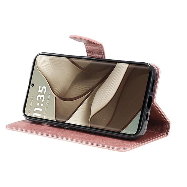 SKALO Motorola Edge 50 5G PU-Läder Plånboksfodral