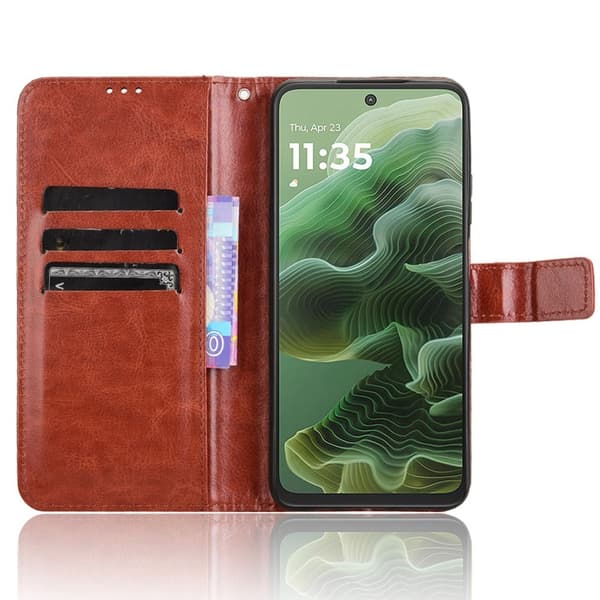 SKALO Motorola Moto G35 5G PU-læder Pungetui