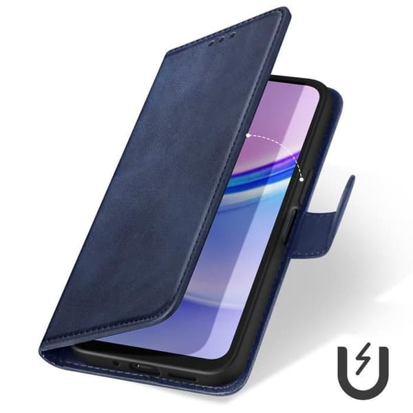Fodral till Samsung Galaxy A16 Handledsrem Flip Wallet Stand Blå