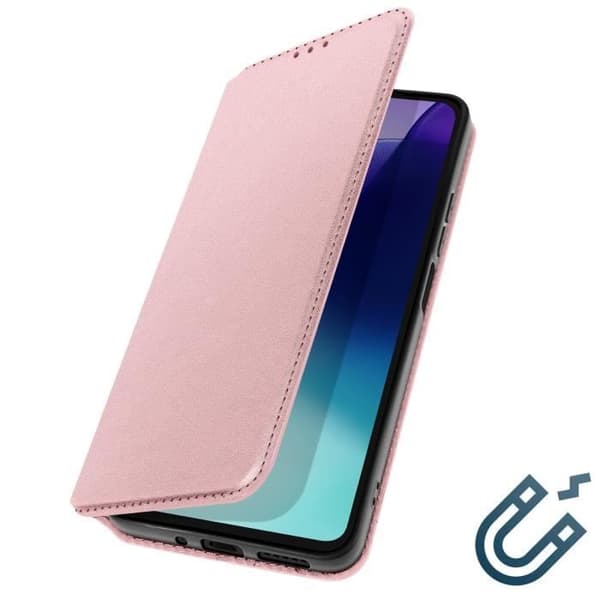 Fodral till Xiaomi Redmi 14C - AVIZAR - Vändkortshållare och videostöd - Rosa