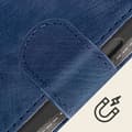 Miniatyrbild 4 av 4: Fodral till Honor 200 Smart Brushed Effect Wallet och Stand Midnight Blue