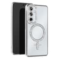 Miniatyrbild 1 av 4: Diamantfodral till Samsung Galaxy A55 MagSafe Contour Rhinestone Silver