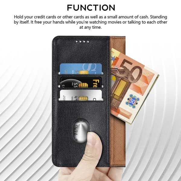 Xiaomi RedMi NOTE 9 PRO / NOTE 9S Deksel med kortrom, 360 graders beskyttelsesdeksel for sammenleggbar case cover