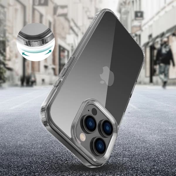 Tech-Protect FlexAir Hybrid Cover til iPhone 16 Pro - Transparent