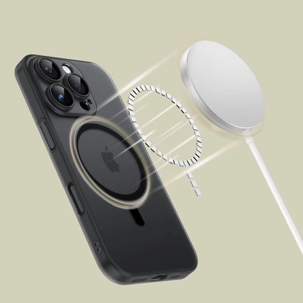 Tech-Protect MagSlim MagSafe Cover iPhone 16 Pro Max - Semi-Transparent