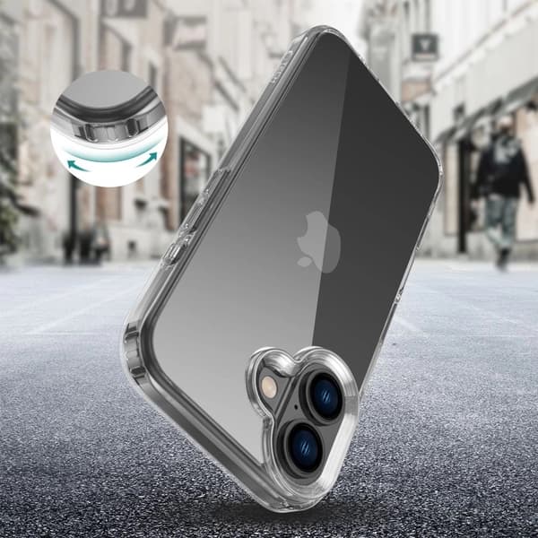 Tech-Protect FlexAir Hybrid Skal iPhone 16 - Transparent