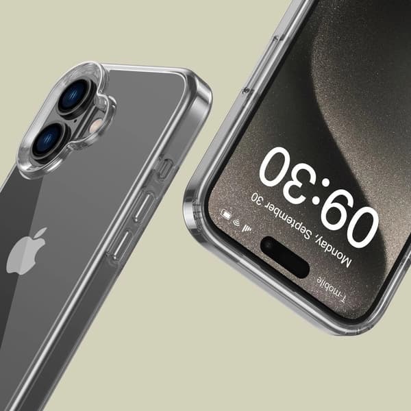 Tech-Protect FlexAir Hybrid Skal iPhone 16 - Transparent