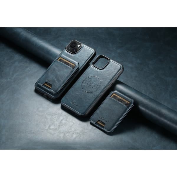 Suteni™ 2in1 Magsafe Skal med Korthållare iPhone 14 - Blå