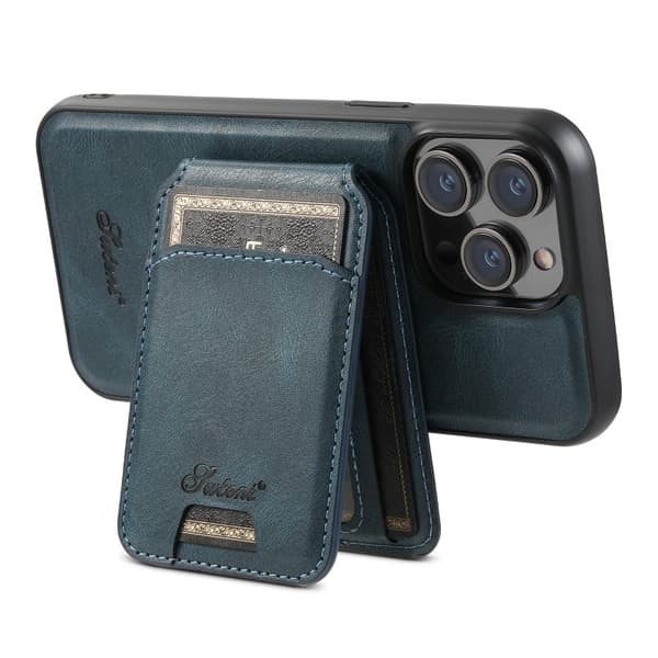 Suteni™ 2in1 Magsafe Skal med Korthållare iPhone 13 Pro - Blå