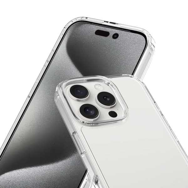 iPhone 16 Pro Max Mobilskal Stöttåligt Rvelon - Transparent