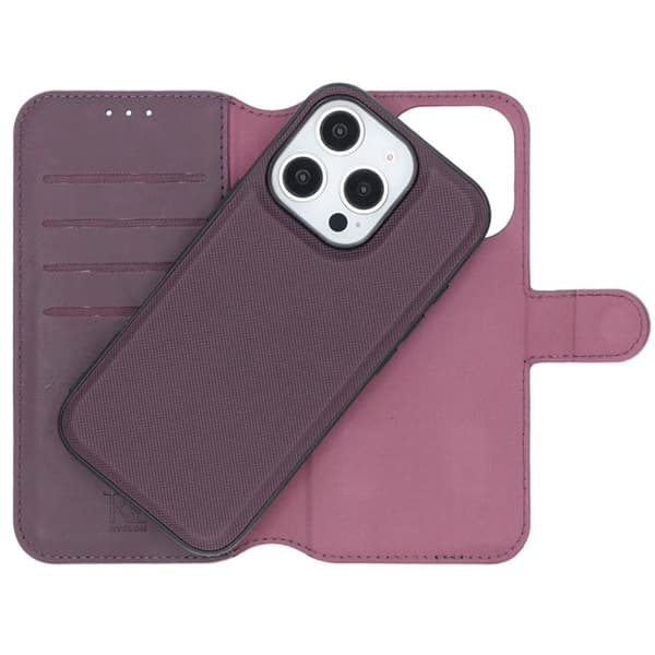 iPhone 16 Pro Max Plånboksfodral Magnet Rvelon - Lila